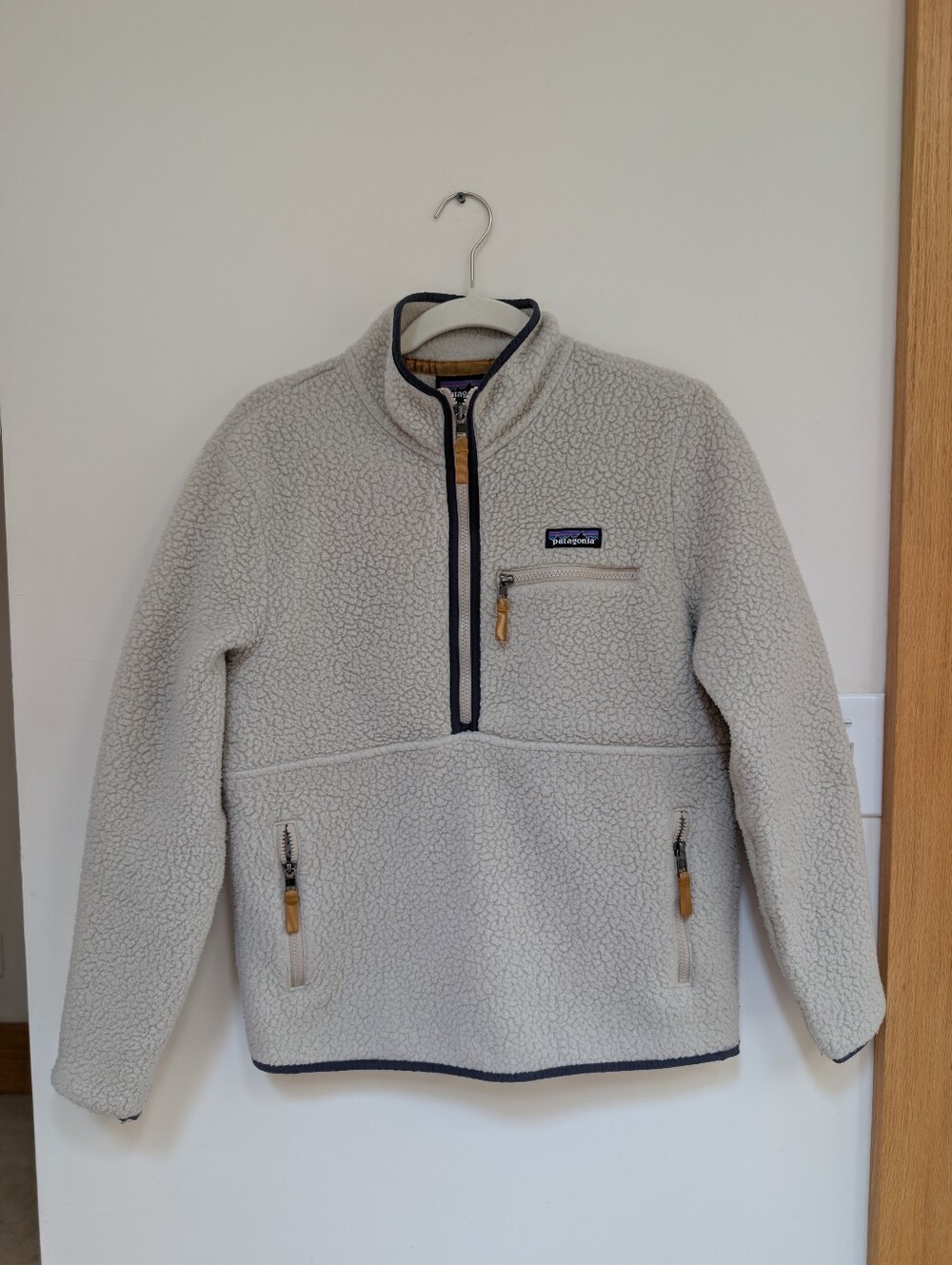 Patagonia Women's Cream Sherpa Pullover Jacket